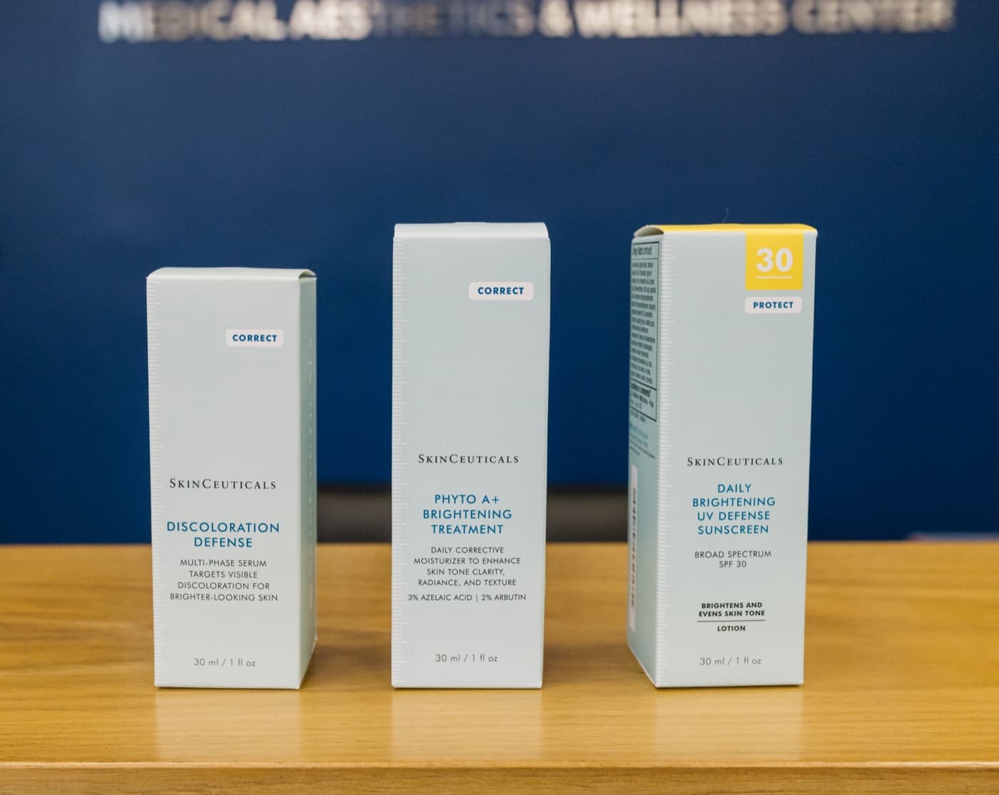 Skincare supporting light-based treatments