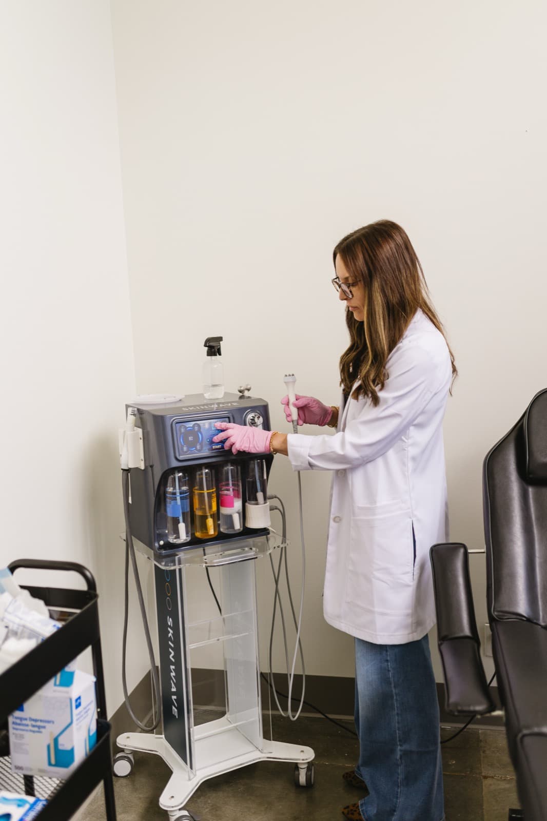 Hydrofacial treatment at Kairos